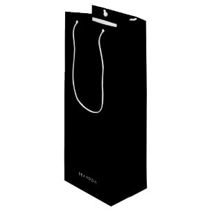 Personalised Gifts For Men Wine Black Gift Bags