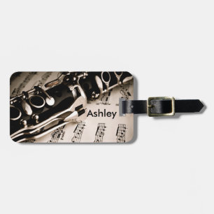 Personalised Gifts for Oboists Clarinetists Luggage Tag