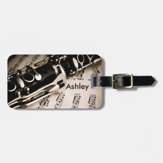 Personalised Gifts for Oboists Clarinetists Luggage Tag
