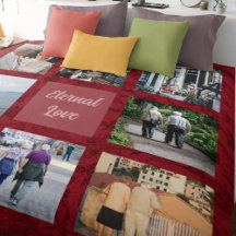 Personalised Gifts for Older Parents Couples Red