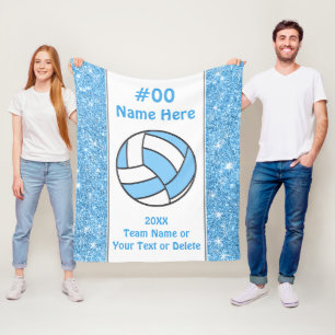 Personalised, Gifts for Volleyball Lovers, Seniors Fleece Blanket