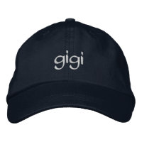 Personalised "Gigi" Embroidered Ball Cap