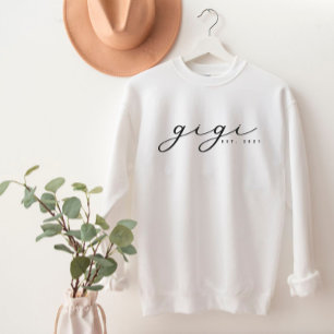 Personalised Gigi Grandma Sweatshirt