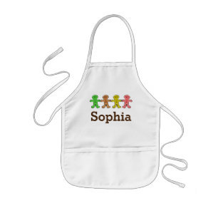 Personalised Gingerbread Cookies Kids Apron