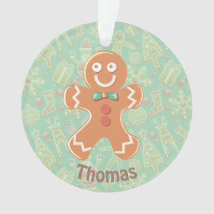Personalised Gingerbread Man Ornament