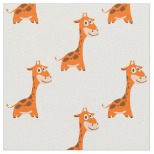 Personalised Giraffe Fabric
