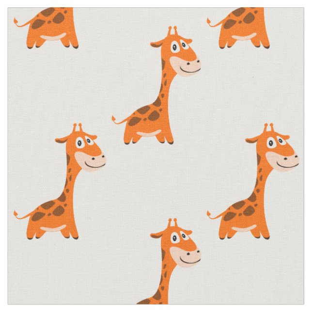 Personalised Giraffe Fabric (Close Up)