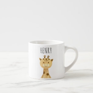 Personalised Giraffe Kids Mini Mug