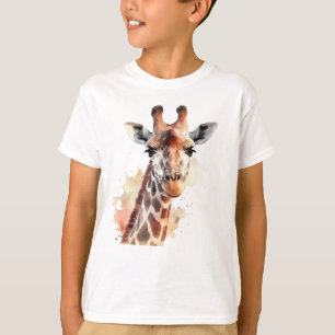 Personalised Giraffe T-shirt For Kids