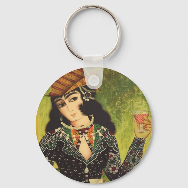 Personalised Girl Keychain – Cute and Customisable (Front)