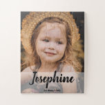 Personalised Girl Photo Gift Jigsaw Puzzle<br><div class="desc">Surprise your little girl with her very own jigsaw puzzle. See her excitement in piecing this puzzle together. Personalise this puzzle with a special photo and her name. Frame it after or play it again over and over. Customise the sign off with your name. From Mummy and Daddy. You can...</div>