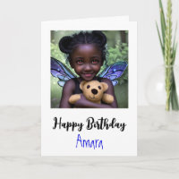 Personalised Girl's Birthday + Colour Page