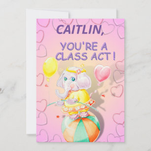 Personalised Girls Birthday Greeting Card