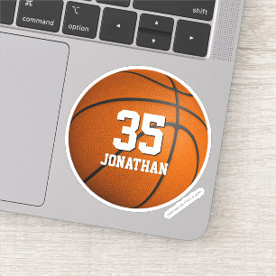 personalised girls boys basketball player gifts