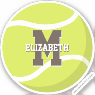 personalised girls boys tennis player