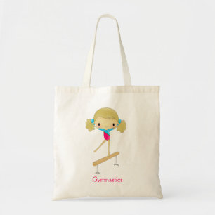 Personalised Girls Gymnastic tote bag