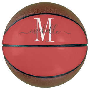 Personalised Girl's Monogrammed Basketball