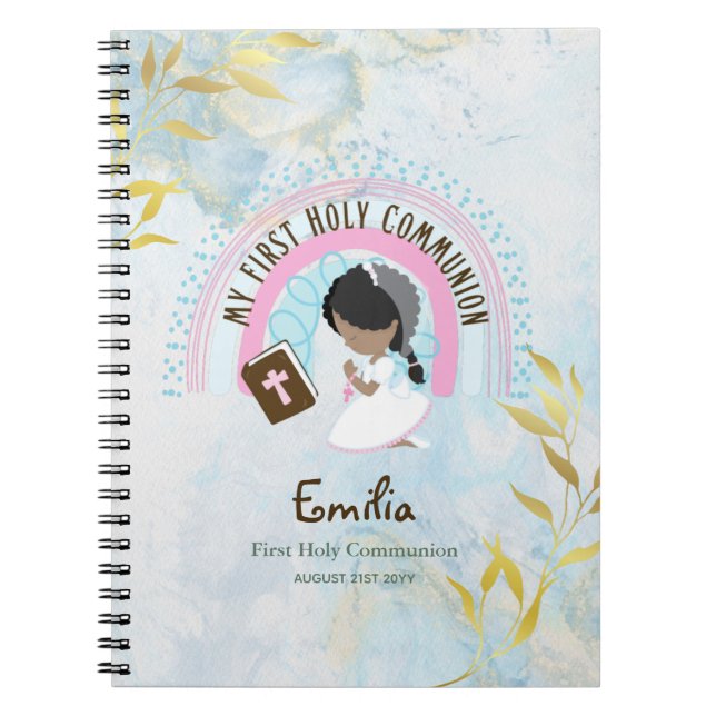 Personalised Girls Prayer Journal or Bible Study  (Front)