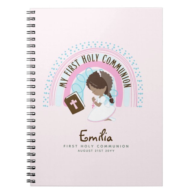 Personalised Girls Prayer Journal or Bible Study  (Front)