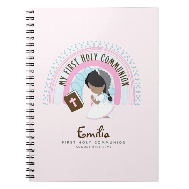Personalised Girls Prayer Journal or Bible Study  (Front)