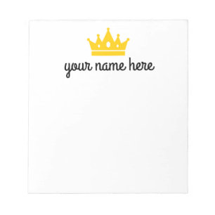 Personalised Girls Stationery Notepad