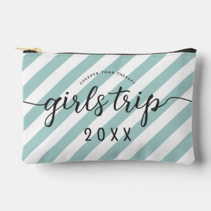 Personalised Girls Trip Cheaper Than Therapy Accessory Pouch
