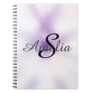 Personalised Girly Glitter Sparkles Name Notebook