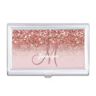 Personalised Girly Rose Gold Glitter Sparkles Name