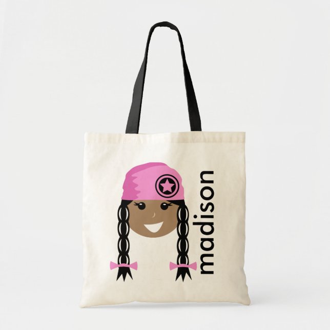 Personalised Girly Tote Bag (Front)