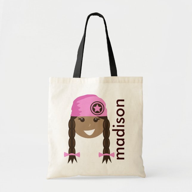 Personalised Girly Tote Bag (Front)