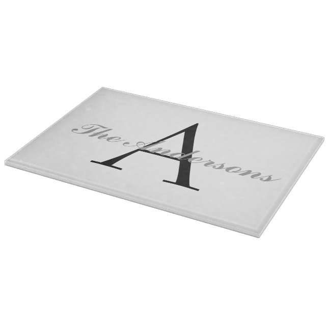 Personalised Glass Cutting/Charcuterie Board (Corner)