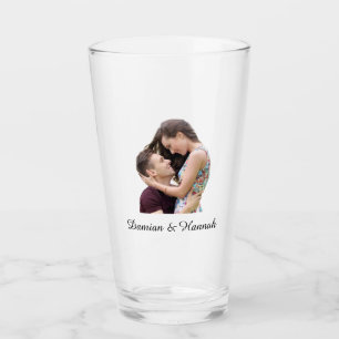 Personalised Glass Gift Custom Couple Gift Photo 