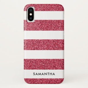 Personalised Glitter Effect iPhone X Case
