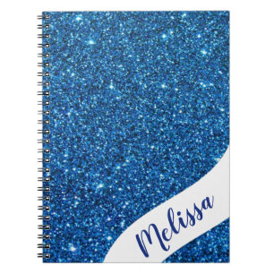 Personalised glitter notebook