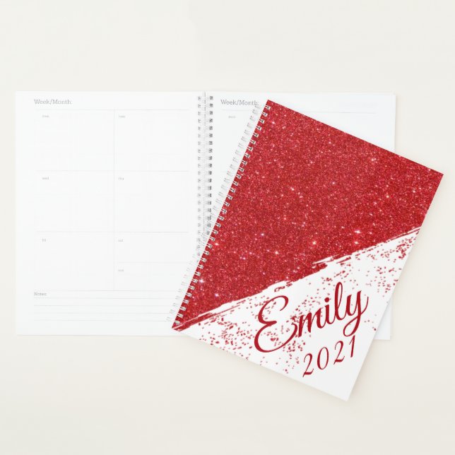 Personalised glitter spray planner (Display)
