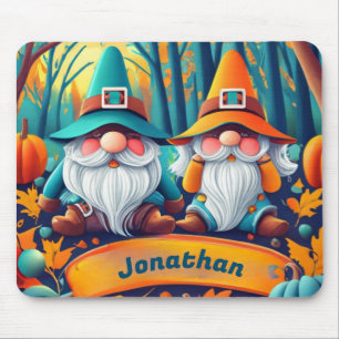 Personalised Gnome Mouse Pad, Mouse Pad. Mat