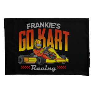 Personalised Go Kart Racing Motorsport Karting Pillowcase