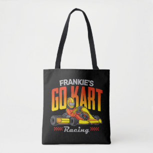 Personalised Go Kart Racing Motorsport Karting  Tote Bag