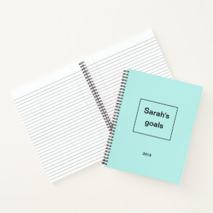 Personalised Goals 2019 - Notebook