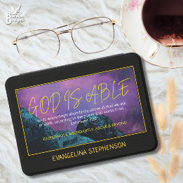 Personalised GOD IS ABLE Ephesians Christian