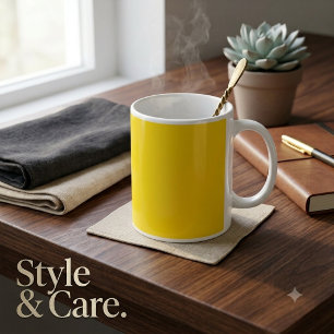 Personalised Gold Accent Coffee Mug Elegant Gift