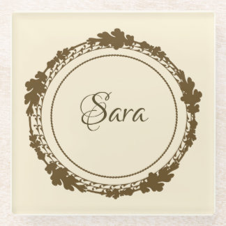 Personalised Gold Coaster