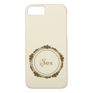 Personalised Gold iPhone case