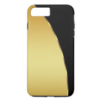 Personalised Gold Metal Elegant Modern Black