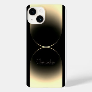 Personalised gold Radial Texture iphone 15 Case-Mate iPhone 14 Case