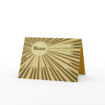 Personalised Golden Design Golden Birthday