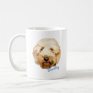 Personalised Golden Doodle Dog Mug Cute Dog Cup