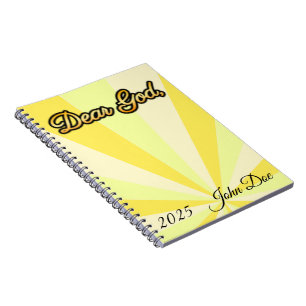 Personalised Golden Prayer Journal
