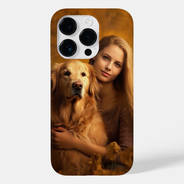 Personalised golden retriever Best Dog Mum i phone Case-Mate iPhone Case (Back)