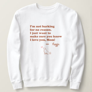 Personalised Golden Retriever - Dog Mum Gift Sweatshirt